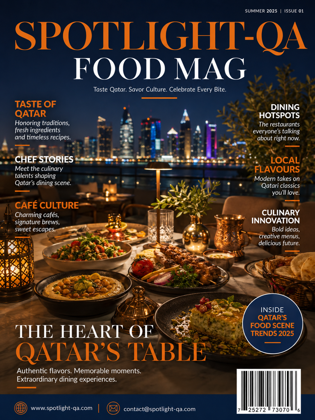 Spotlight-Qa Food Mag cover