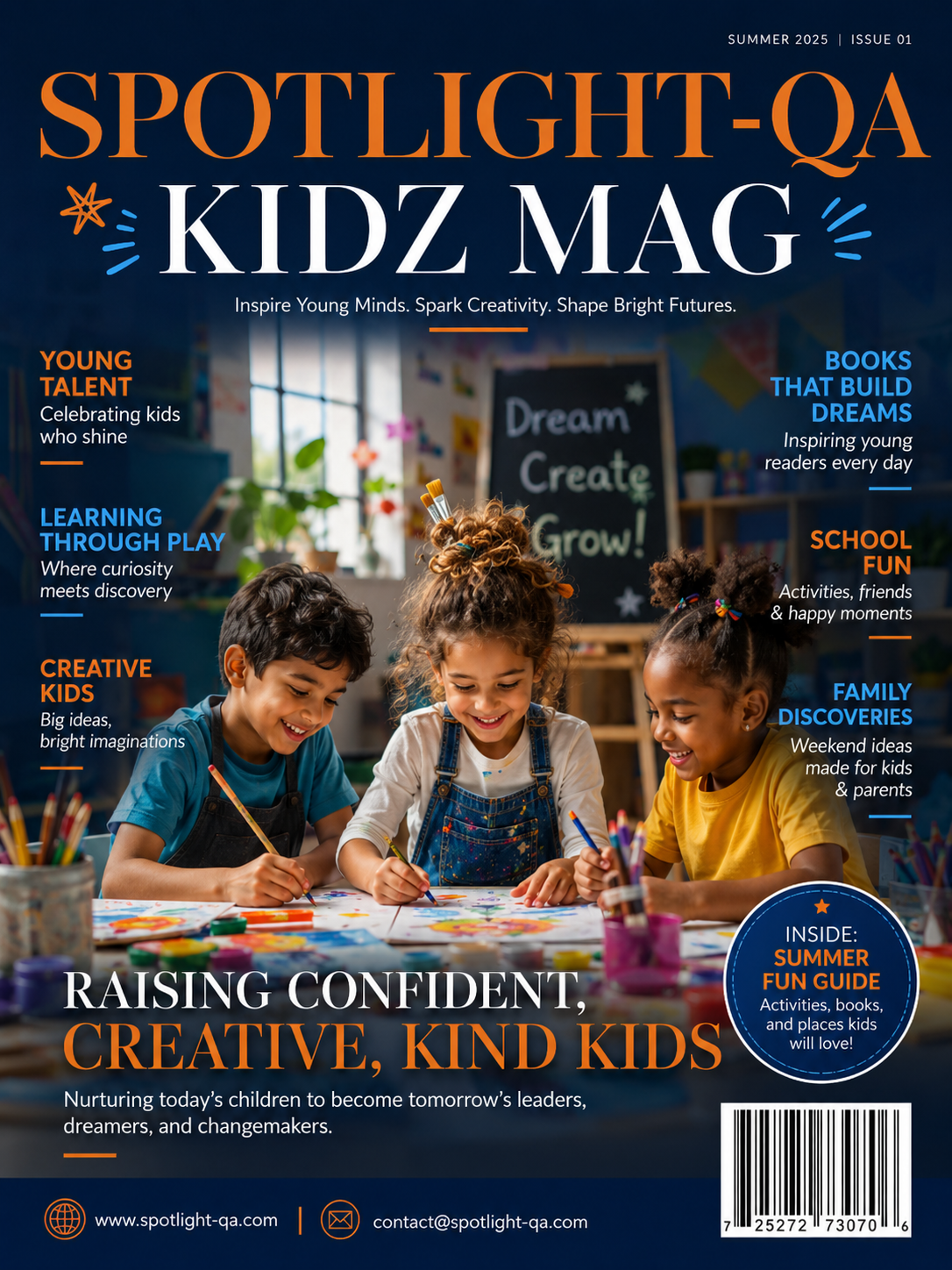 Spotlight-Qa Kidz Mag cover