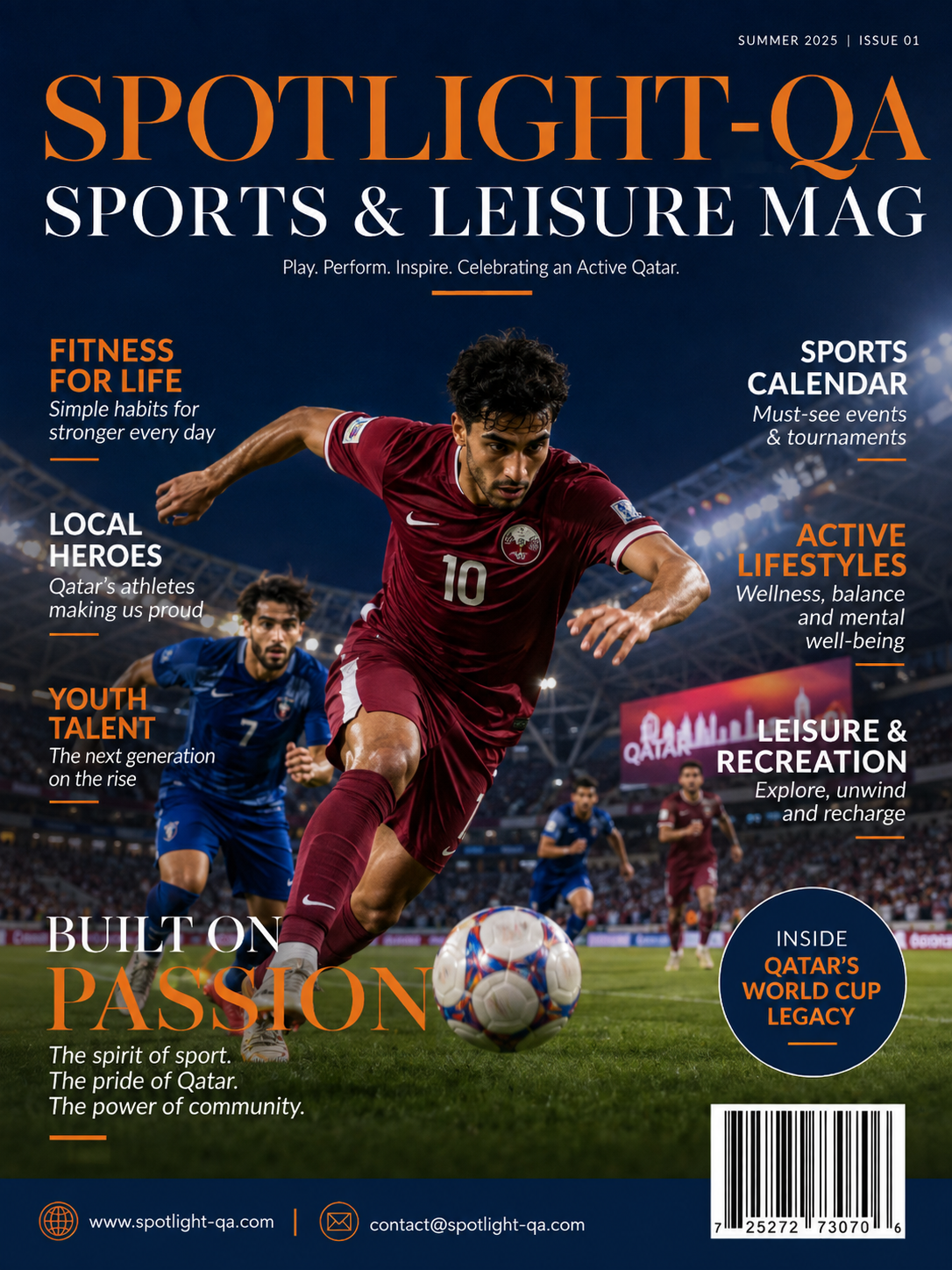 Spotlight-Qa Sports & Leisure Mag cover